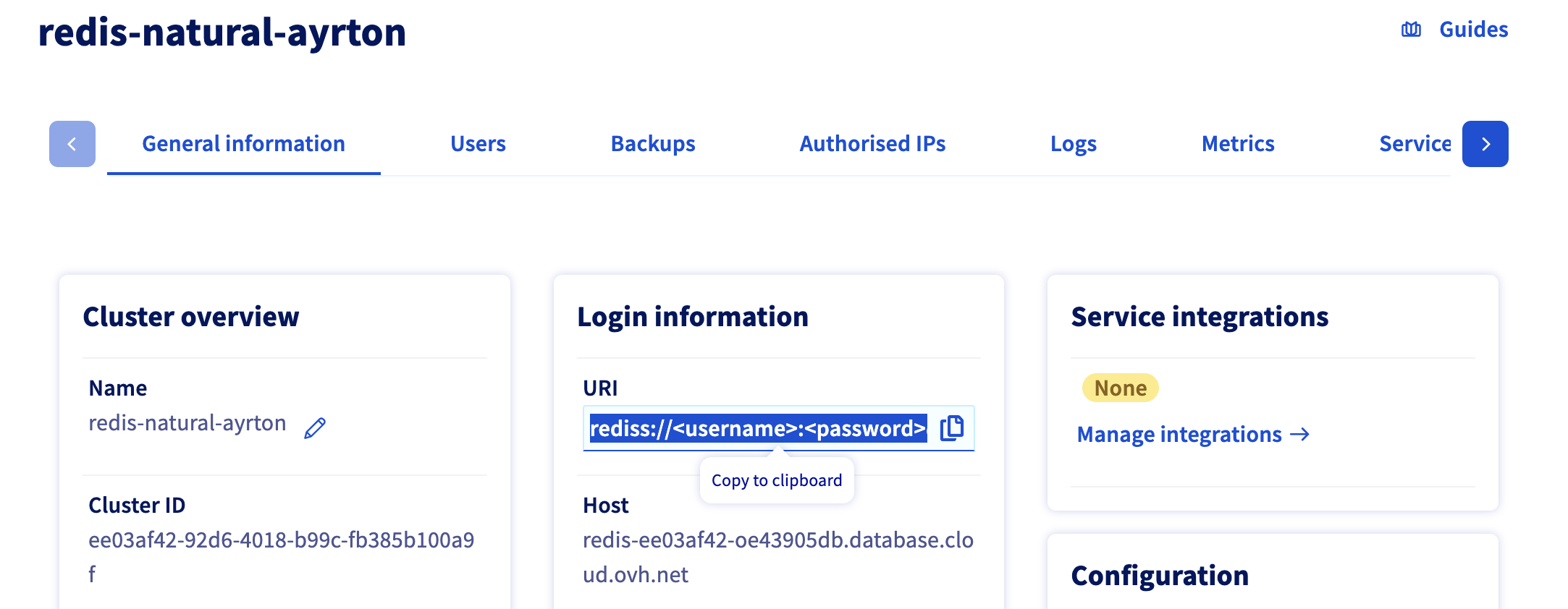 Redis URI
