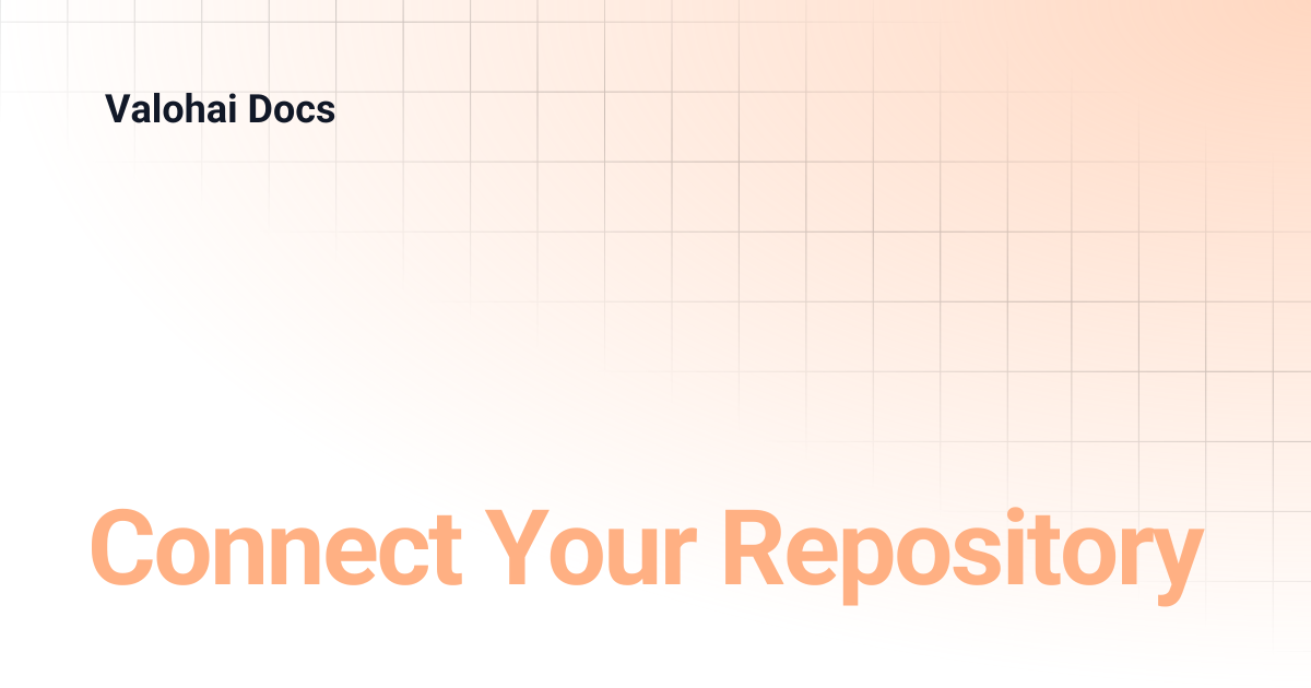Connect Your Repository | Valohai Docs